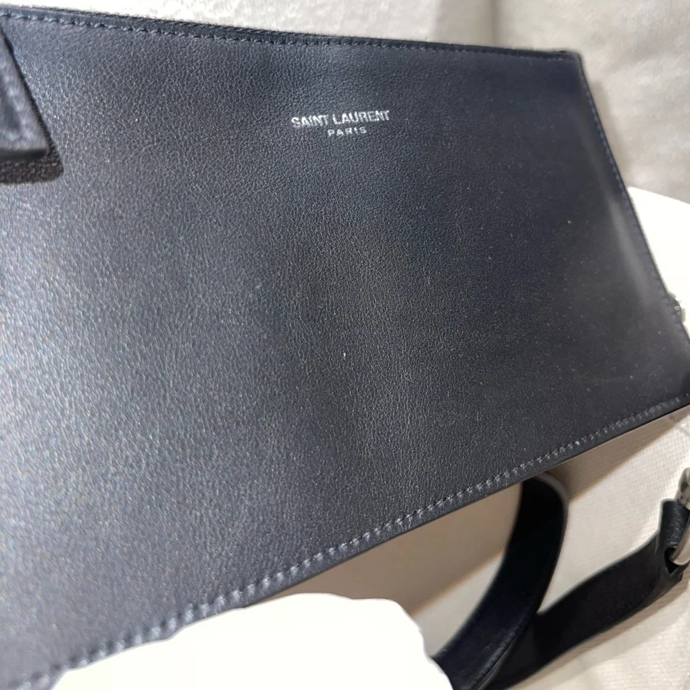 Saint Laurent Paris RIVE GAUCHE Bucket Bag (Linen) - Picture 6 of 9